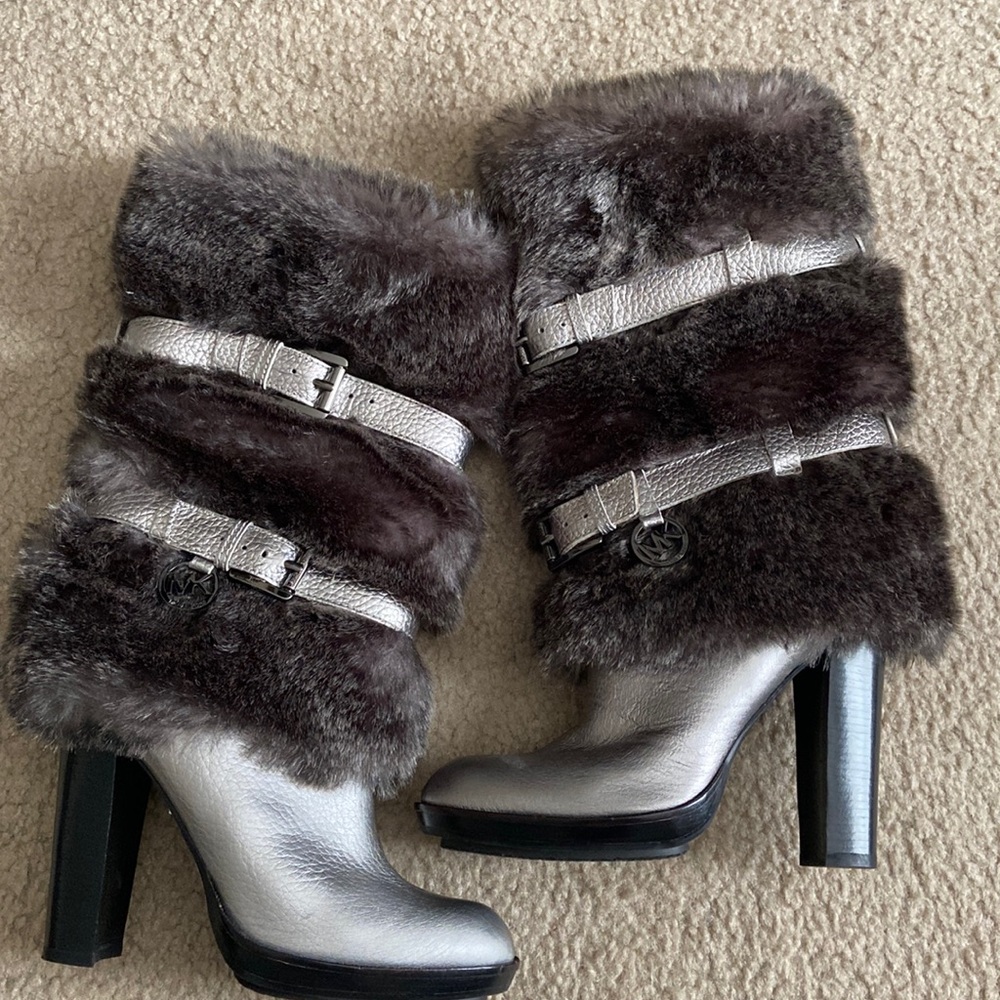 Michael Kors furr boots